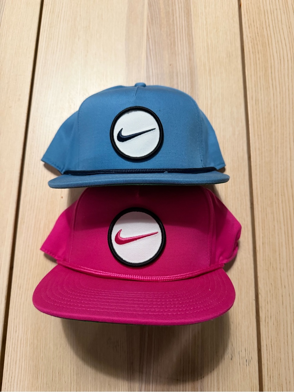 Lot Of 2 Nike True Golf Rope SnapBack Hats